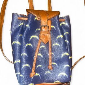 Anastacio Moda Genuine Leather Drawstring Mini Backpack